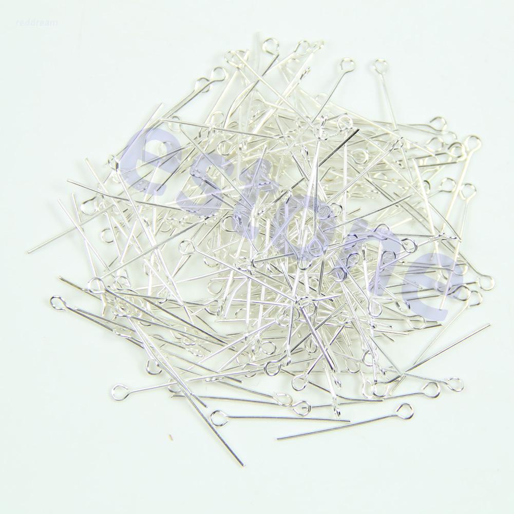 Set 220 kim ghim đầu tròn mạ màu dùng làm đồ trang sức thủ công kích thước 24mm