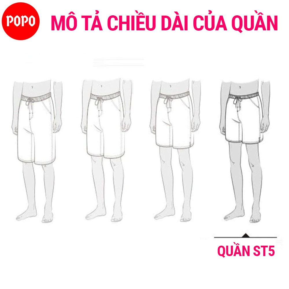 Quần đi biển mau khô POPO ST5, kèm sịp dành cho nam dạng đũi thể thao chất liệu thoáng khí