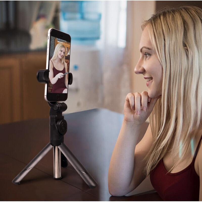 Gậy Ba Chân Điều Khiển Từ Xa Bluetooth Tích Hợp Gậy Selfie Cho Apple Oppohuawei Tiktok | BigBuy360 - bigbuy360.vn