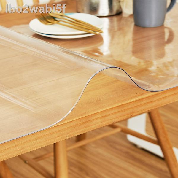 ► ✎ lbo2wabi5fThảm trải bàn, tấm pha lê PVC trong suốt, thủy tinh mềm, thảm bàn cà phê chống đóng cặn, khăn bằn