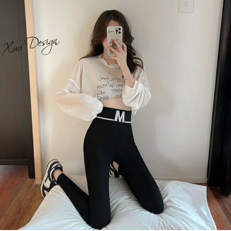 SIÊU PHẨM MỚI Quần Legging Cạp Cao Gen Bụng-Cạp Chữ M | BigBuy360 - bigbuy360.vn