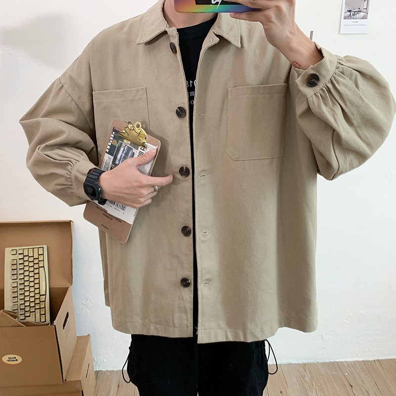 Áo khoác Nam dáng rộng Hàn Quốc