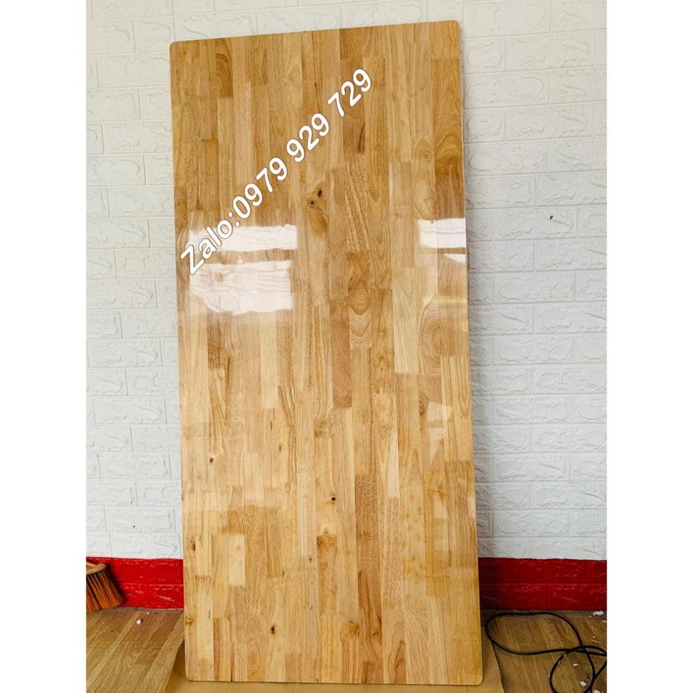 Mặt bàn gỗ cao su dài 50cm rộng 50cm, 40cm, 30cm, 20cm, 10cm phun bóng 2 mặt hàng loại 1 đẹp Free Ship