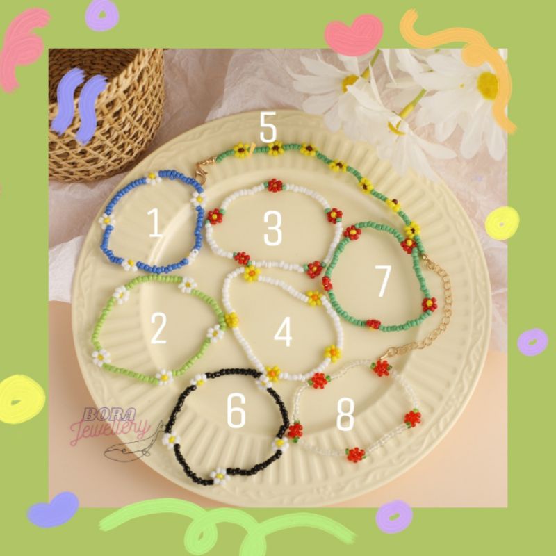 | CATHERINE | VÒNG TAY HOA MỞ MÙA HÈ HANDMADE