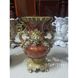 [Ảnh thật+video]Bình hoa composite cao38cm,dài 12cm, mẫu [cup 38](cắm hoa sáp, lông công, hoa lụa...)