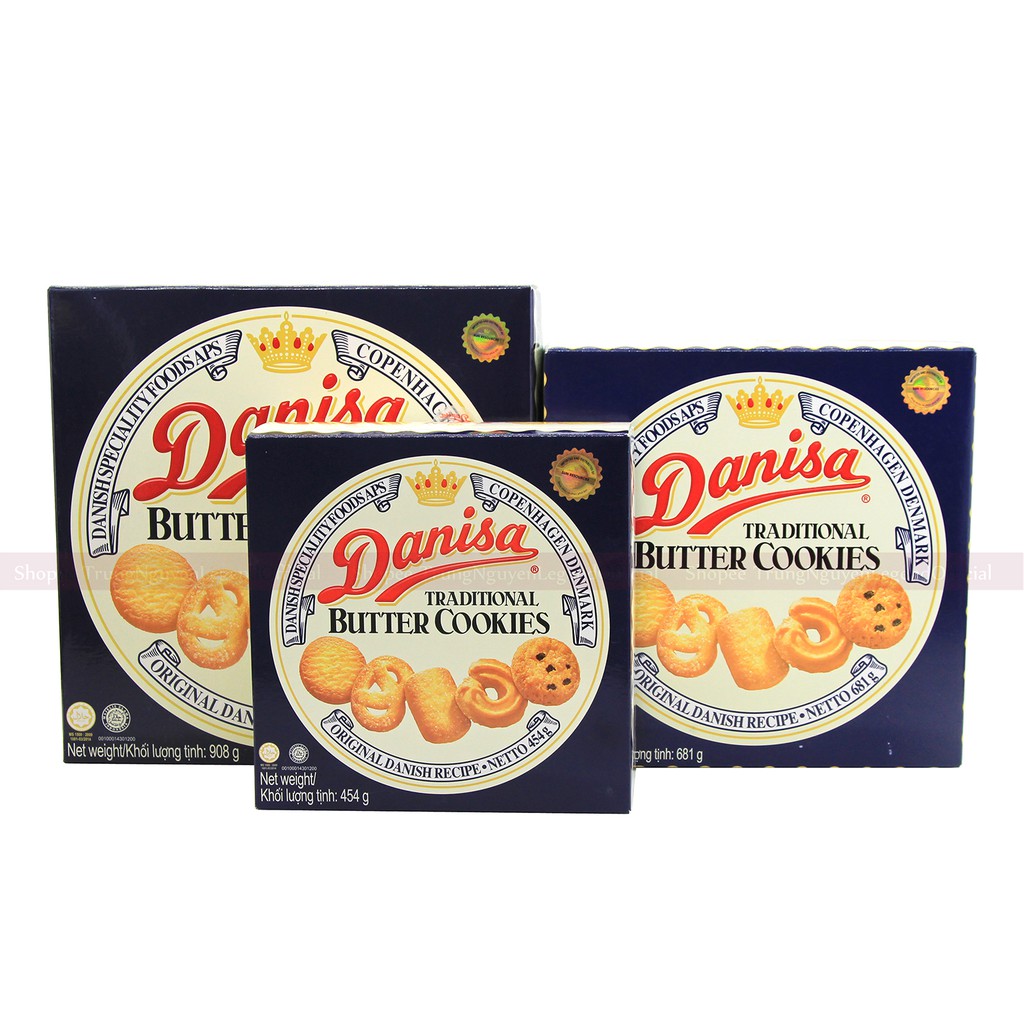 Bánh Danisa - Bánh Quy Bơ Hộp Thiếc - 908g