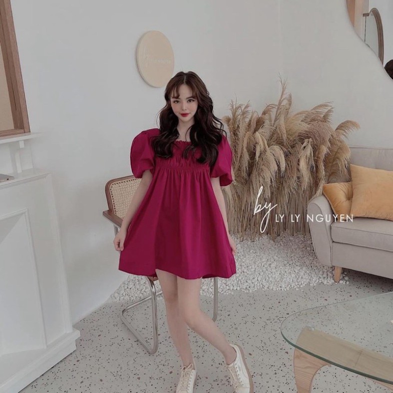 [Mã SKAMA06 giảm 8% tối đa 50K đơn 250K] (Kho Sỉ Nam Định) VÁY HỒNG BABYDOLL CỰC ĐẸP