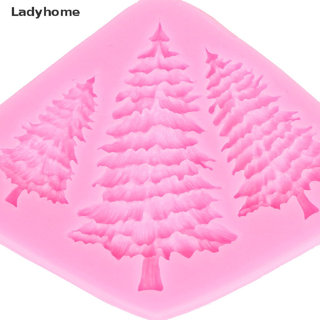 1 khuôn silicone làm bánh hình cây thông giáng sinh