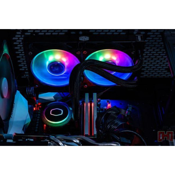 Tản nhiệt nước CPU Cooler Master MasterLiquid ML240R RGB - Hàng chính hãng