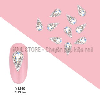 Charm đá giọt nước gắn trang trí móng tay nghệ thuật Y1240 ( 1 viên ) - Nail Store