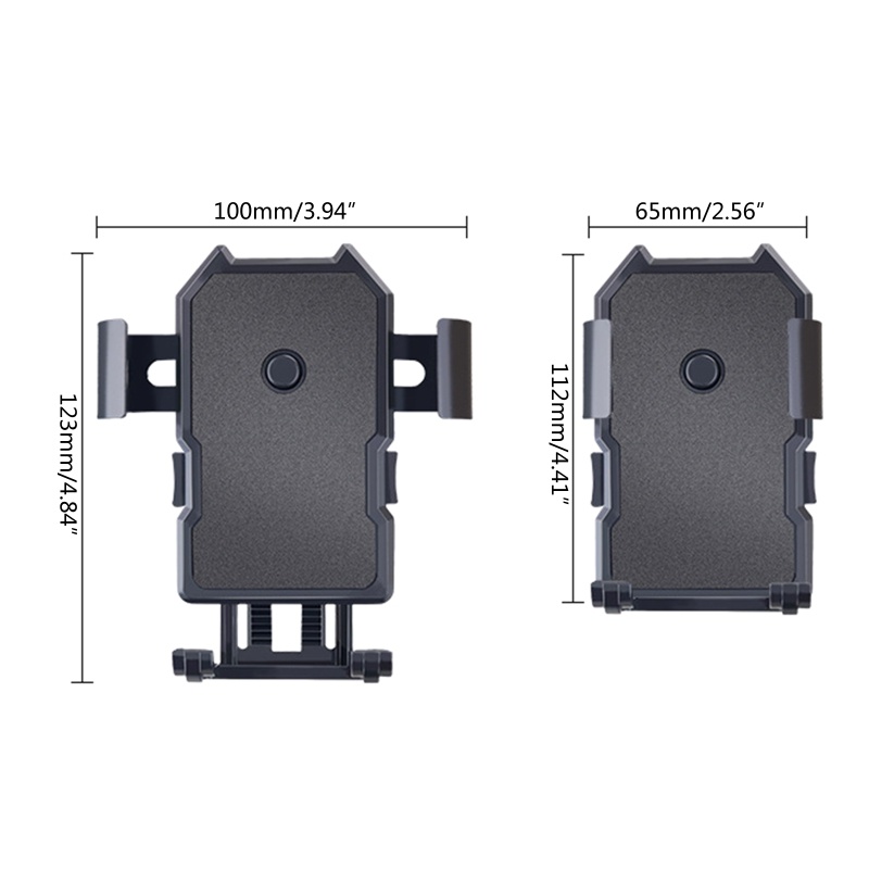 Giá Đỡ Điện Thoại Kiêm Sạc Không Dây Có Thể Điều Chỉnh Cho Xe Đạp / Xe Máy