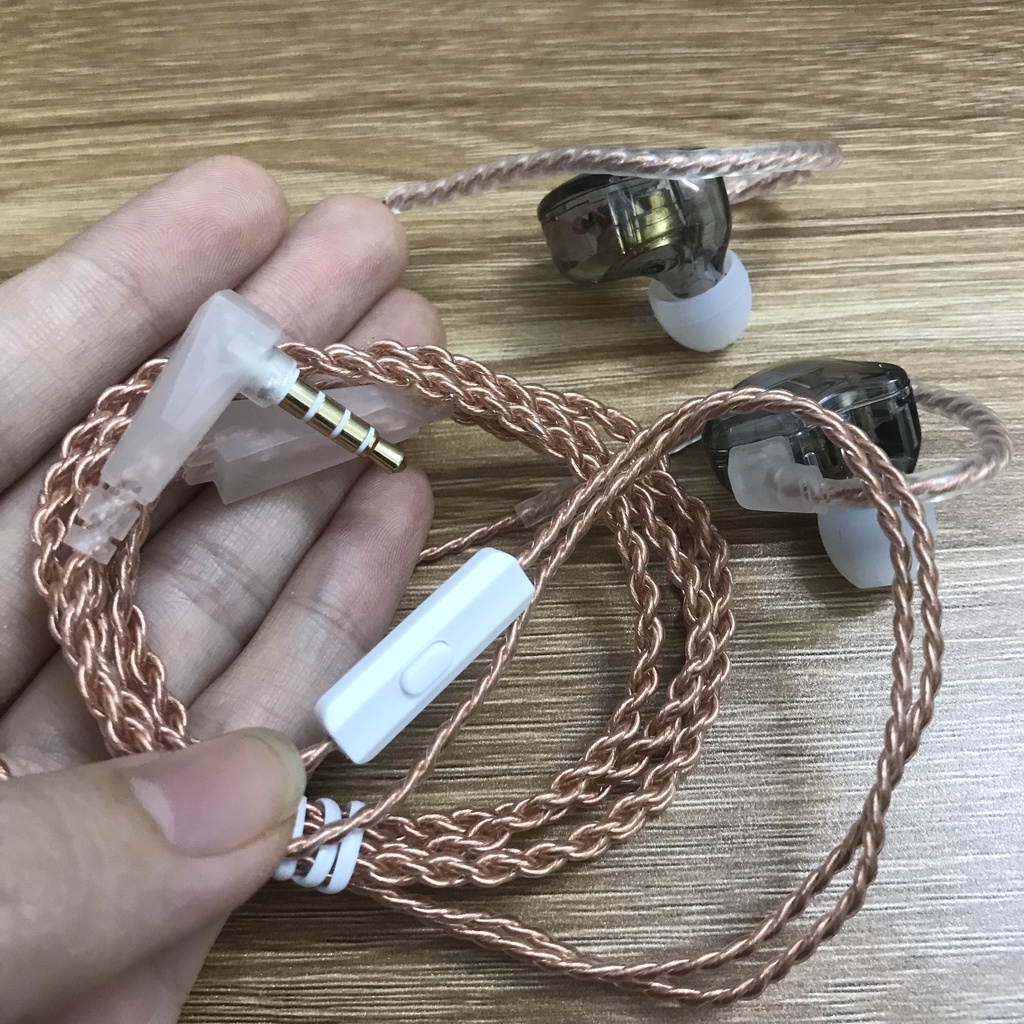 Tai nghe KZ EDX - nghe nhét tai thể thao KZ EDX 1 Dynamic Hifi Bass chống tiếng ồn