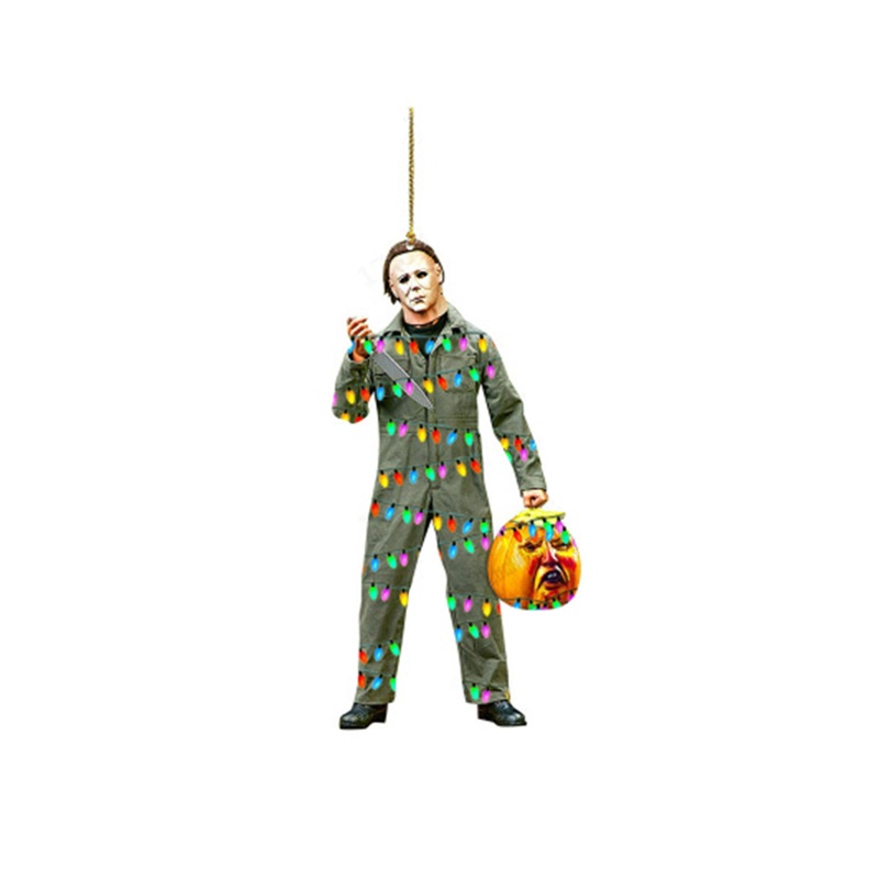 Phụ Kiện Treo Trang Trí Gương Chiếu Hậu Xe Hơi Phong Cách Kinh Dị