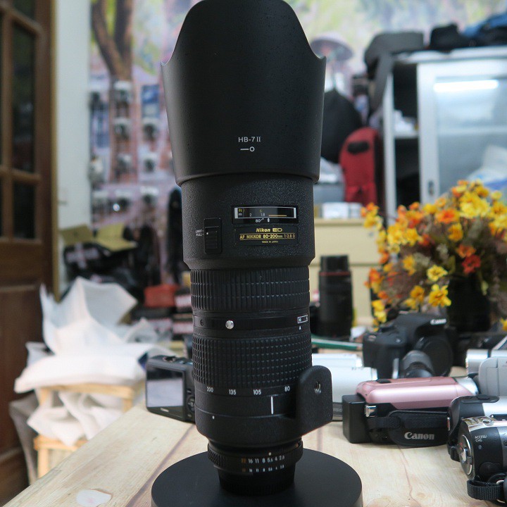 Thông số kỹ thuật của Nikon 80-200mm f2.8D III zoom xoay | WebRaoVat - webraovat.net.vn