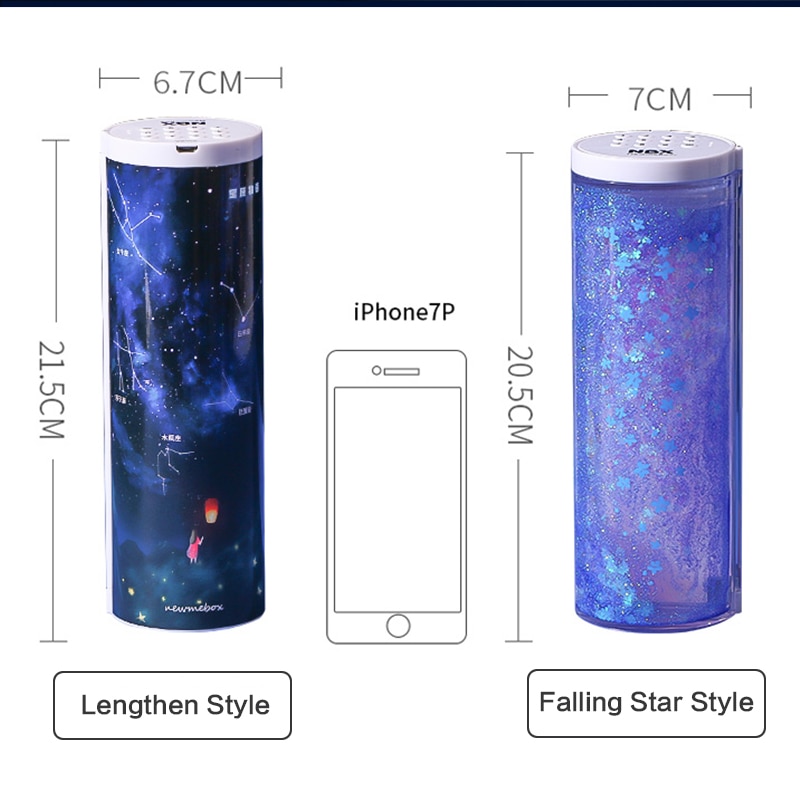 Hộp đựng bút chì khóa mật khẩu thông minh đa năng hình ngôi sao lấp lánh