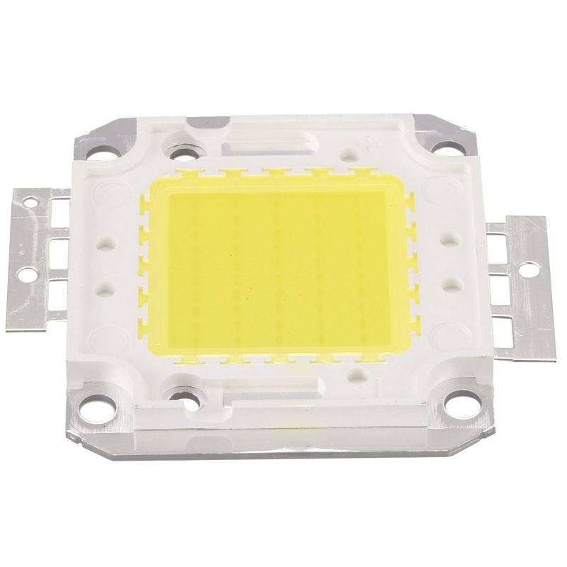 High Power 50W LED Chip Bulb Light Lamp DIY White 3800LM 6500K & LED Chip 100W 7500LM White Light Bulb Lamp Spotlight