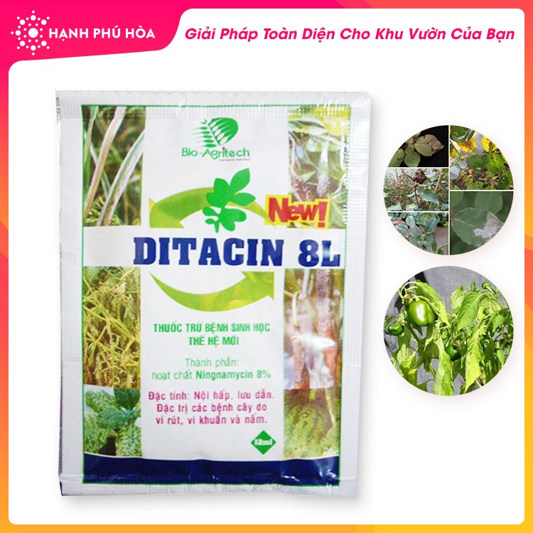 DITACIN 8SL 12ml/Gói– TRỪ BỆNH SINH HỌC THẾ HỆ MỚI