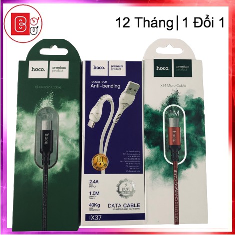 [Bh 12Th] Dây cáp sạc nhanh Hoco X14 Micro, CHÍNH HÃNG, dành cho Samsung, Oppo, Vivo, V.v.. – Bơ Bư