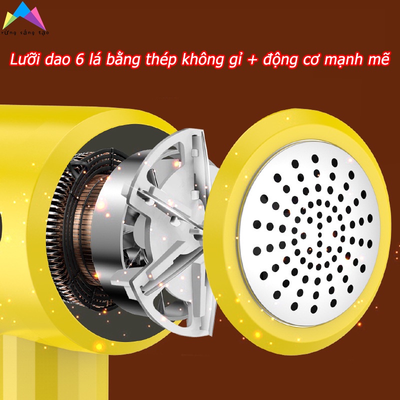 Máy Cắt Lông Xù Quần Áo Mini Nhỏ Gọn Tiện Lợi ,Sạc USB Máy cắt lông xù quần áo（XQY88）