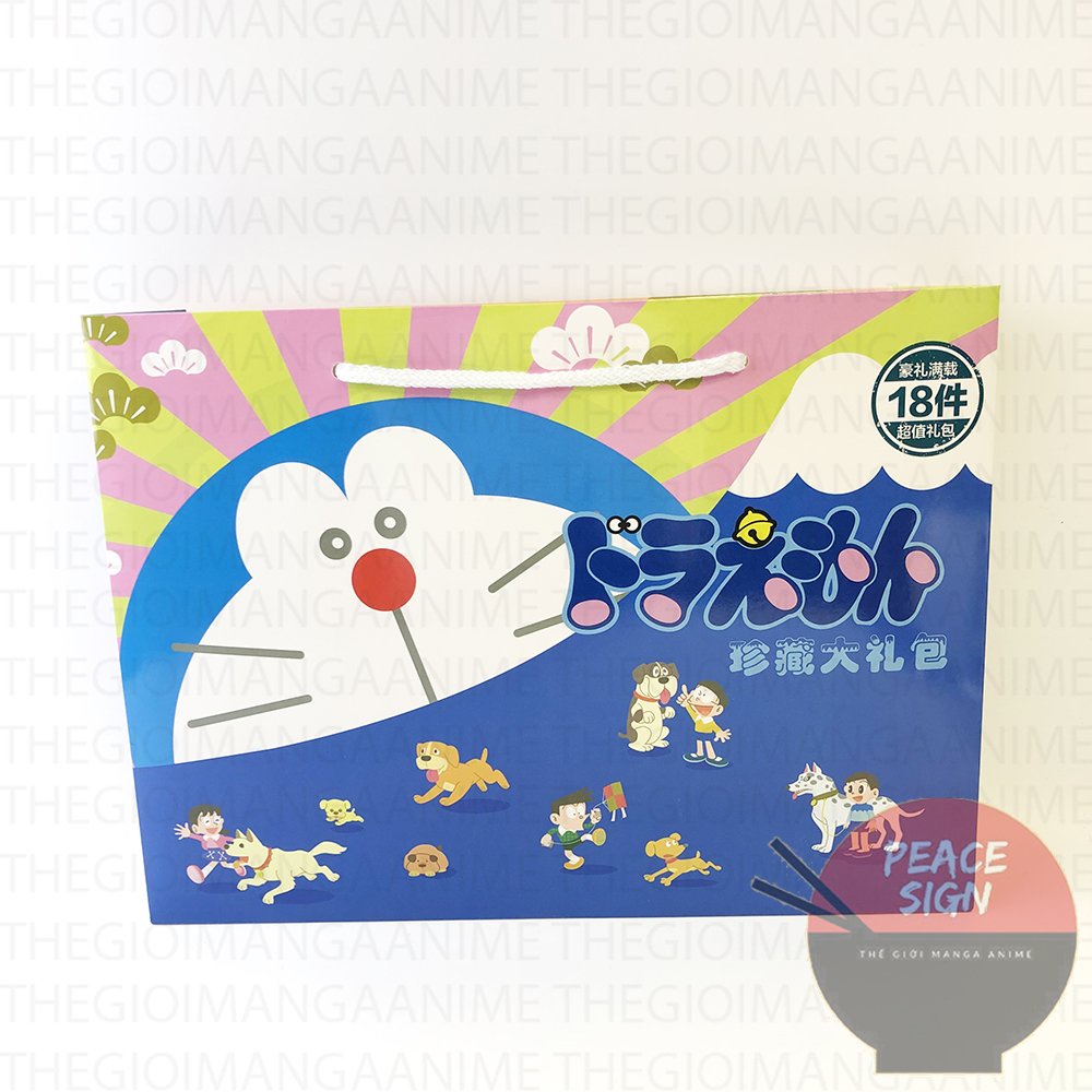 Túi quà Doraemon Mèo máy đến từ tương lai hình chữ nhật anime chibi quà tặng độc đáo