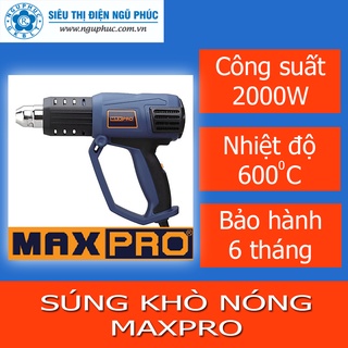 Súng thổi hơi nóng maxpro mphg 2000walt