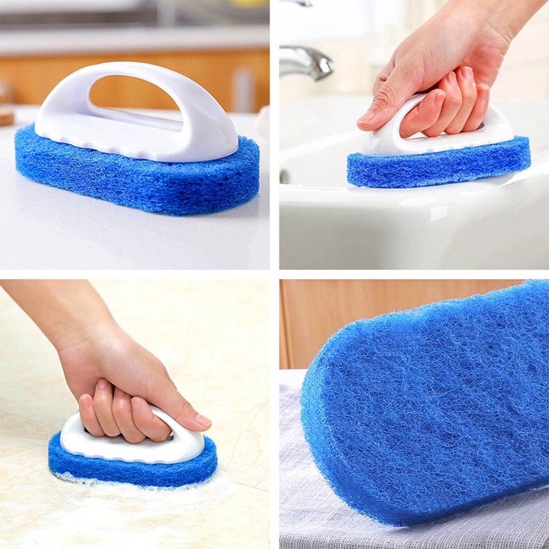 Bàn Chải Mút Xốp Cứng Làm Sạch Nhà Bếp/Bồn Tắm