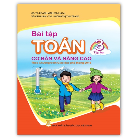 Sách - Bài tập toán 3 - tập 2 cơ bản và nâng cao (Theo Chương trình Giáo dục phổ thông 2018)