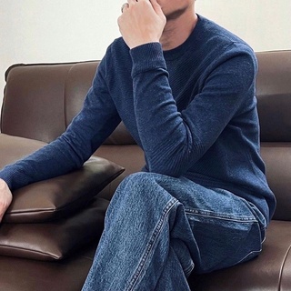 Áo len cashmere cổ tròn
