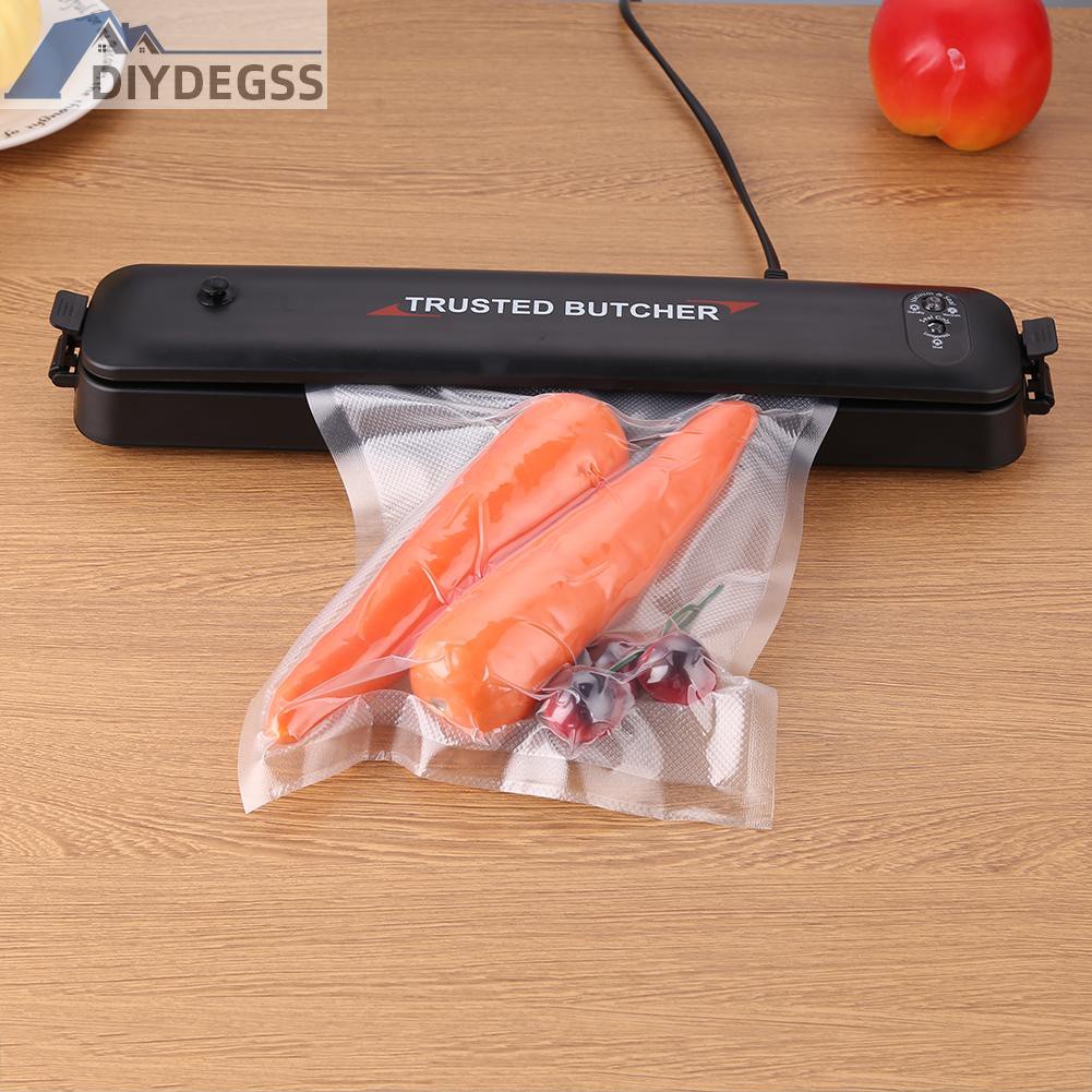 Diydegss2 Electric Vacuum Sealer Packaging Machine with 10pcs Food Saver Bag for Home