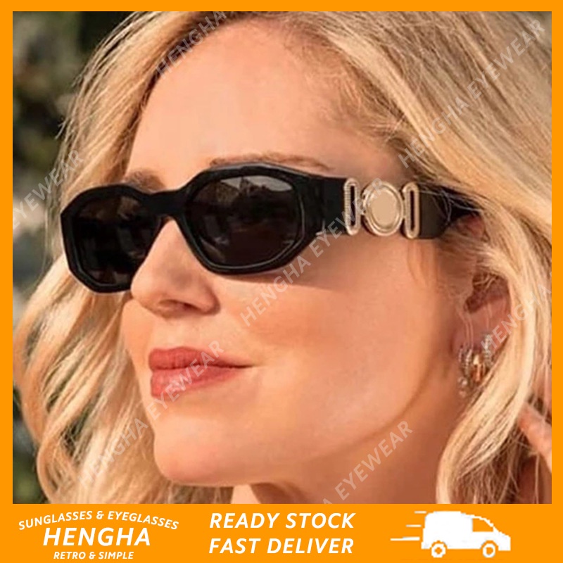 Kính mát hình bầu dục thời trang phương Tây cổ điển sành điệu cho nam nữ