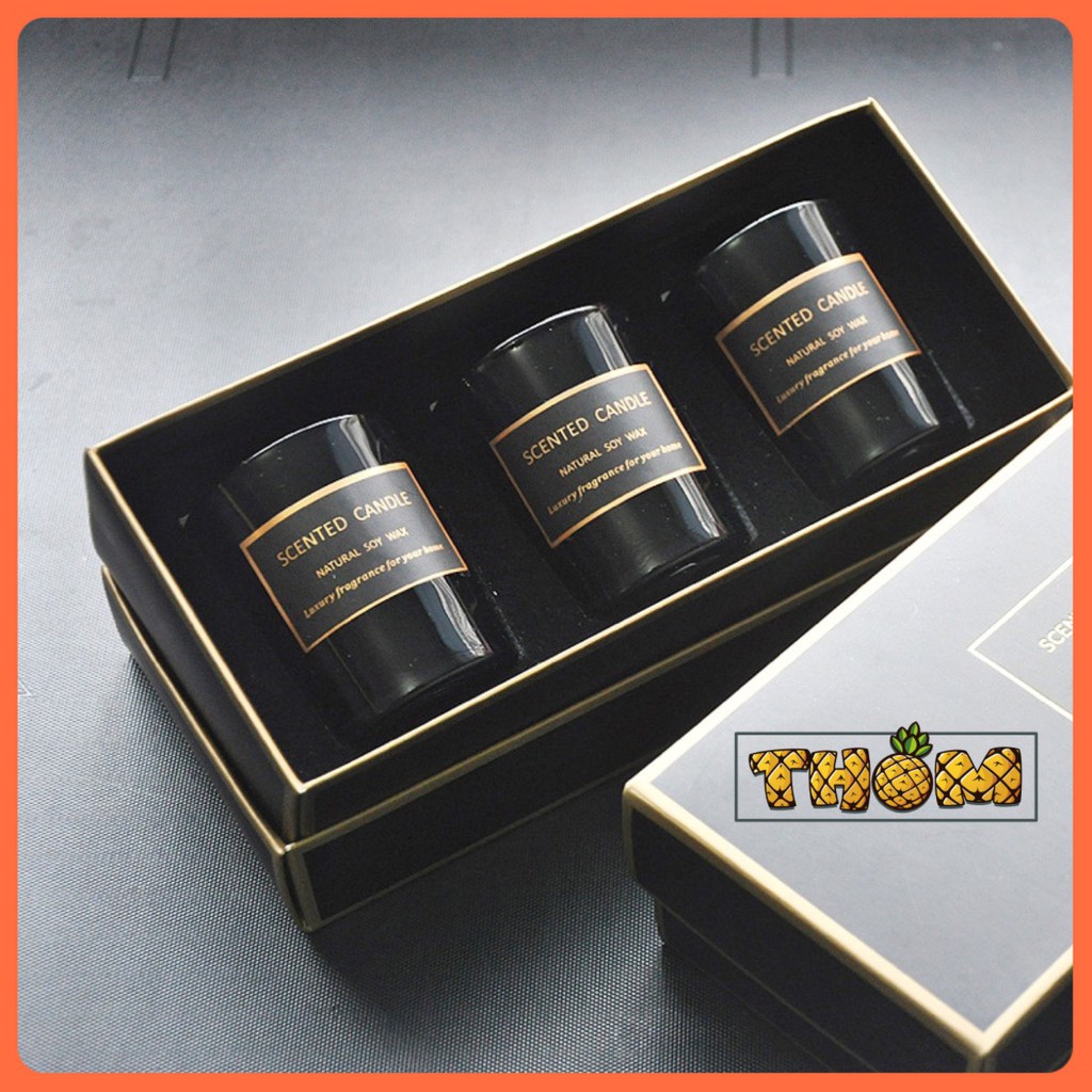 SET 3 HŨ NẾN THƠM DELUXE CAO CẤP