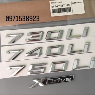 logo chữ 750Li 730Li 735Li 780Li 740Li dán thân xe BMV hàng cao cấp xịn