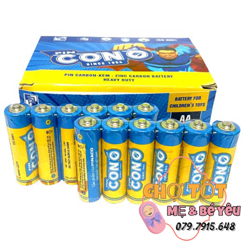 Pin Con Ó 2A Chính Hãng 1,5V , pin Tiểu AA PINACO