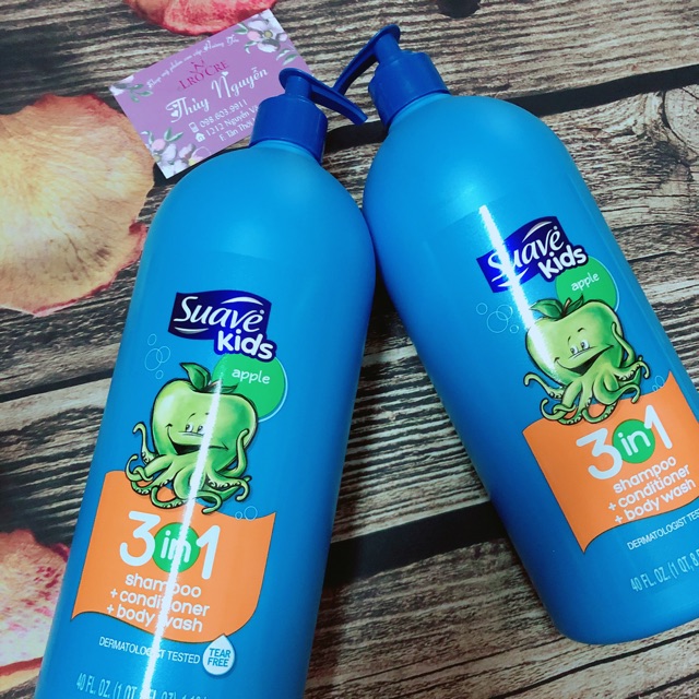Tắm gội Suave Kids 3in1