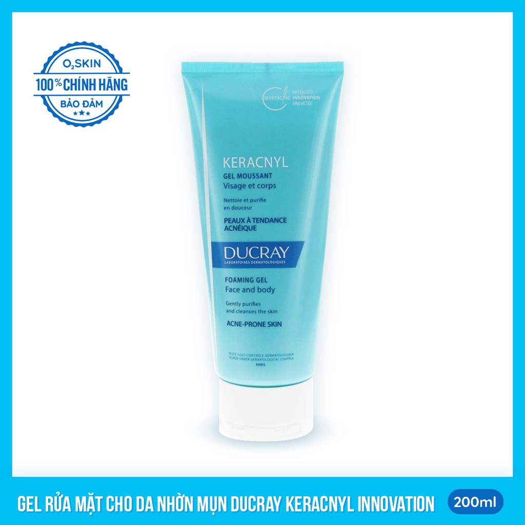GEL RỬA MẶT CHO DA NHỜN MỤN 💕 FREESHIP 💕 Giảm 10k khi nhập mã [O2SKIN] - GEL RỬA MẶT DUCRAY INNOVATION CHO DA NHỜN MỤN