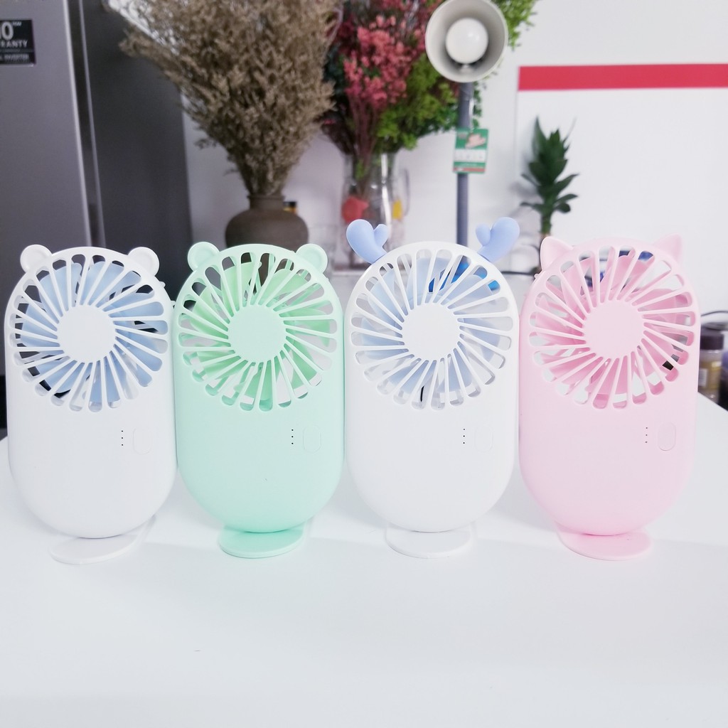 Quạt Cầm Tay Hình Thú Cưng ( Quạt Mini Thú Cưng ) – 3 Cấp Độ Gió , Pin Dùng 5h Liên Tục | BigBuy360 - bigbuy360.vn