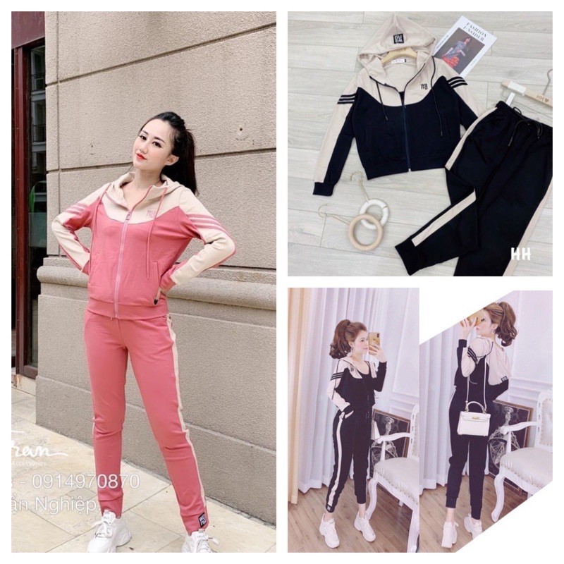 BỘ THỂ THAO NỮ THÊU WA NG