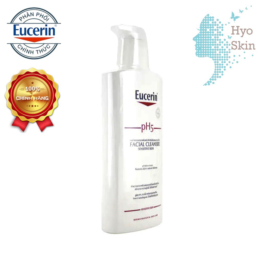 [CHÍNH HÃNG] Sữa Rửa Mặt Cho Da Nhạy Cảm EUCERIN FACIAL CLEANSER PH5 SENSITIVE SKIN 400ml