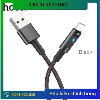 Cáp sạc nhanh, tự ngắt hoco u47 lightning- dài 1,2m - trùm sỉ store