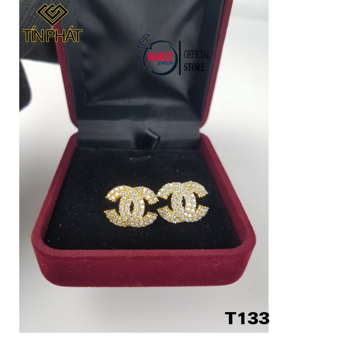 Khuyên Tai Nữ Đính Đá T133 Nữ Namoo Jewelry