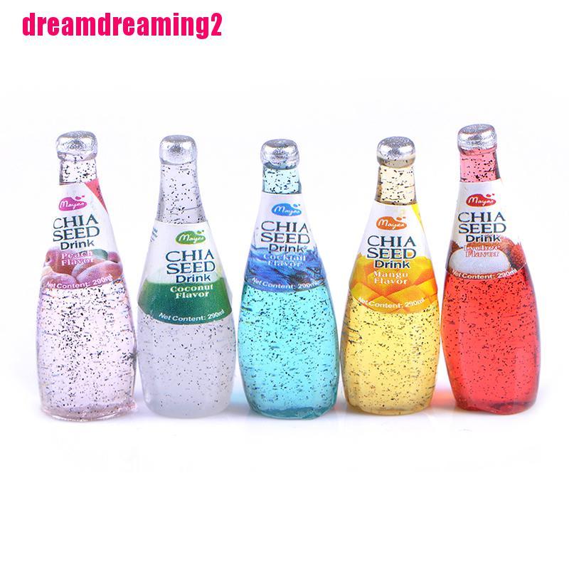 Bộ 5 Bình Nước mini Trang Trí Nhà Búp Bê