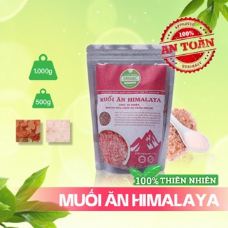 Muối Ăn Himalaya nhập khẩu trực tiếp từ Pakistan ( loại mịn 0,5kg)