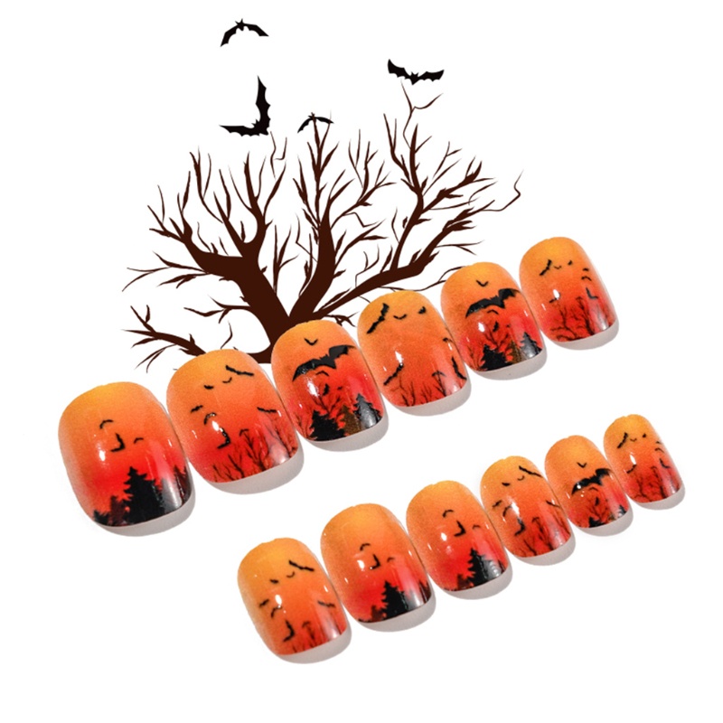 Móng Tay Giả Dạng Nhấn Nhiều Màu Sắc Dùng Hóa Trang Halloween Cho Người Lớn Và Trẻ Em