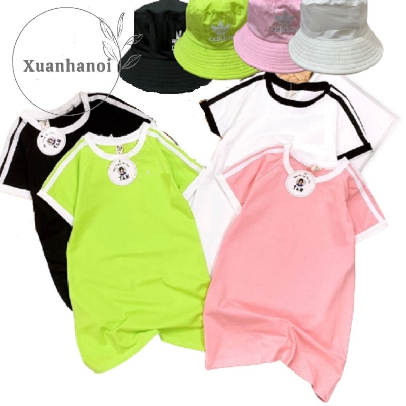 Váy bé gái Cotton A.D thể thao kèm mũ đội XHN961