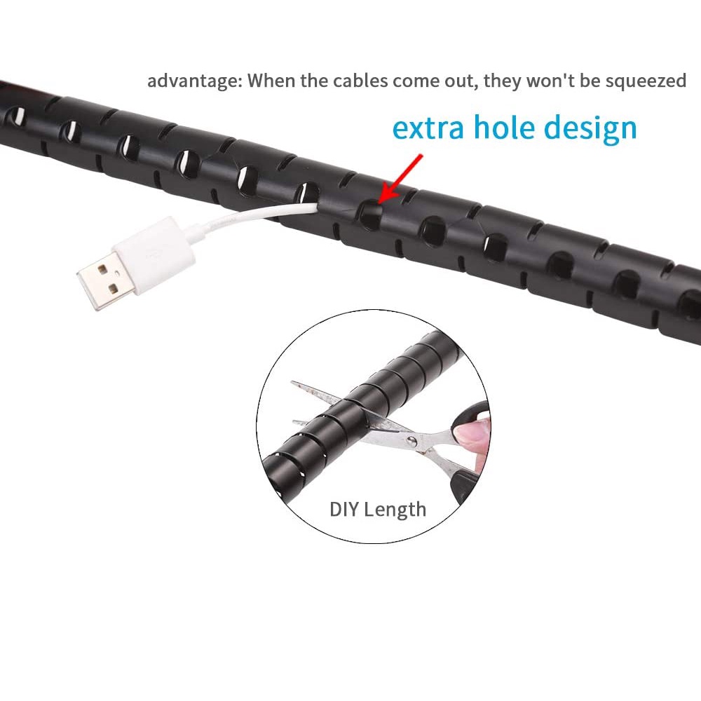 Vỏ Bọc Bảo Vệ Dây Cáp / Quấn Dây Cáp Hình Xoắn Ốc