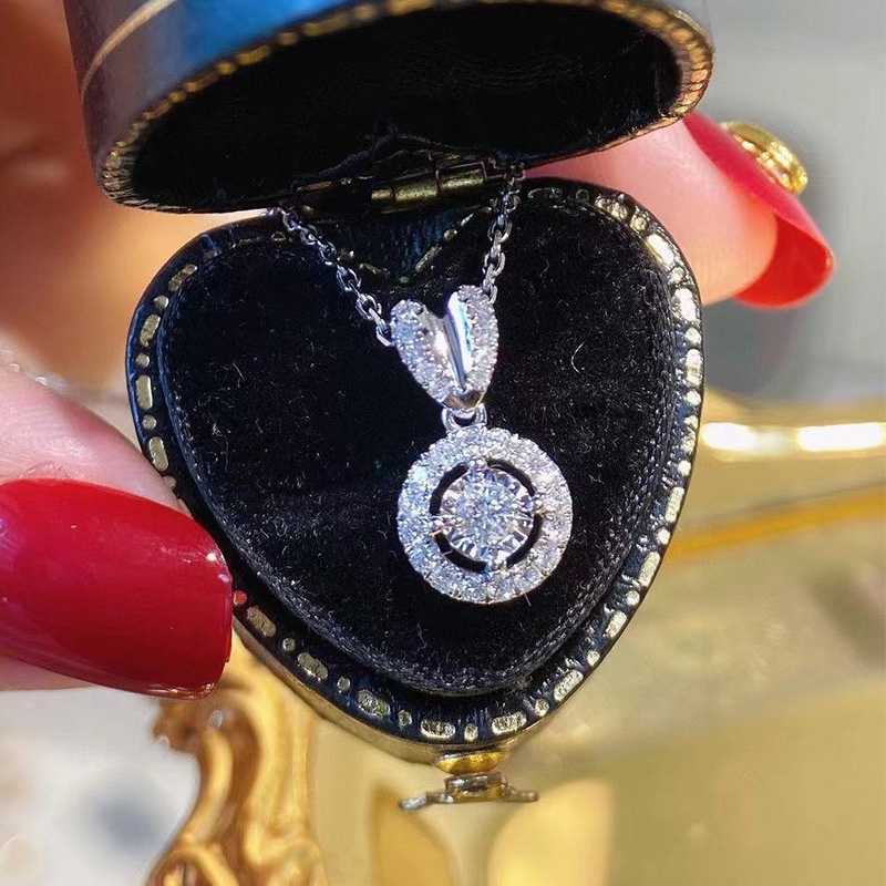 Bộ trang sức, Set Dây chuyền, Bông tai hình tai thỏ đính zircon sáng đẹp cao cấp dành cho nữ Mely - HA80