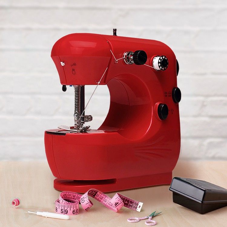 Máy may mini cầm tay，máy may gia đình juki，bàn đạp chân ga，Có đèn ngủ