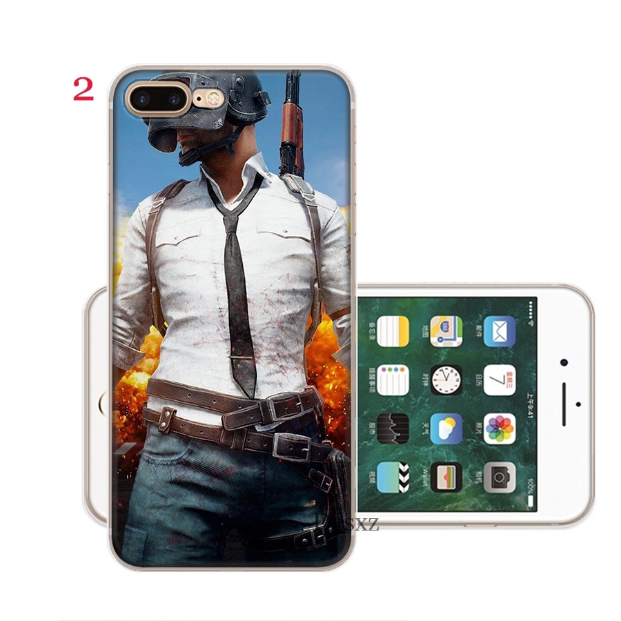 Ốp điện thoại in hình ảnh game PUBG dành cho iPhone 5/5S/SE/6/6S/6+/6S+/7/7+/8/8+/X