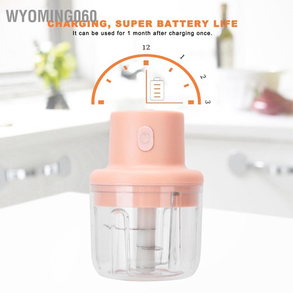 [Hàng Cao Cấp Loại 1] Máy Xay Tỏi Ớt Cầm Tay 250ml Siêu Tiện Lợi 【Wyoming060】