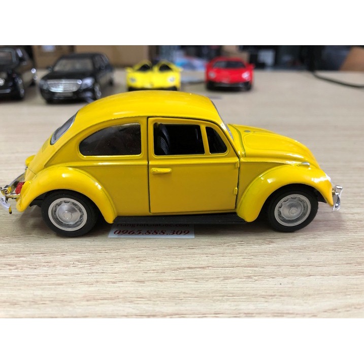 Mô hình hợp kim xe hơi cổ điển Volkswagen Beetle 1:36